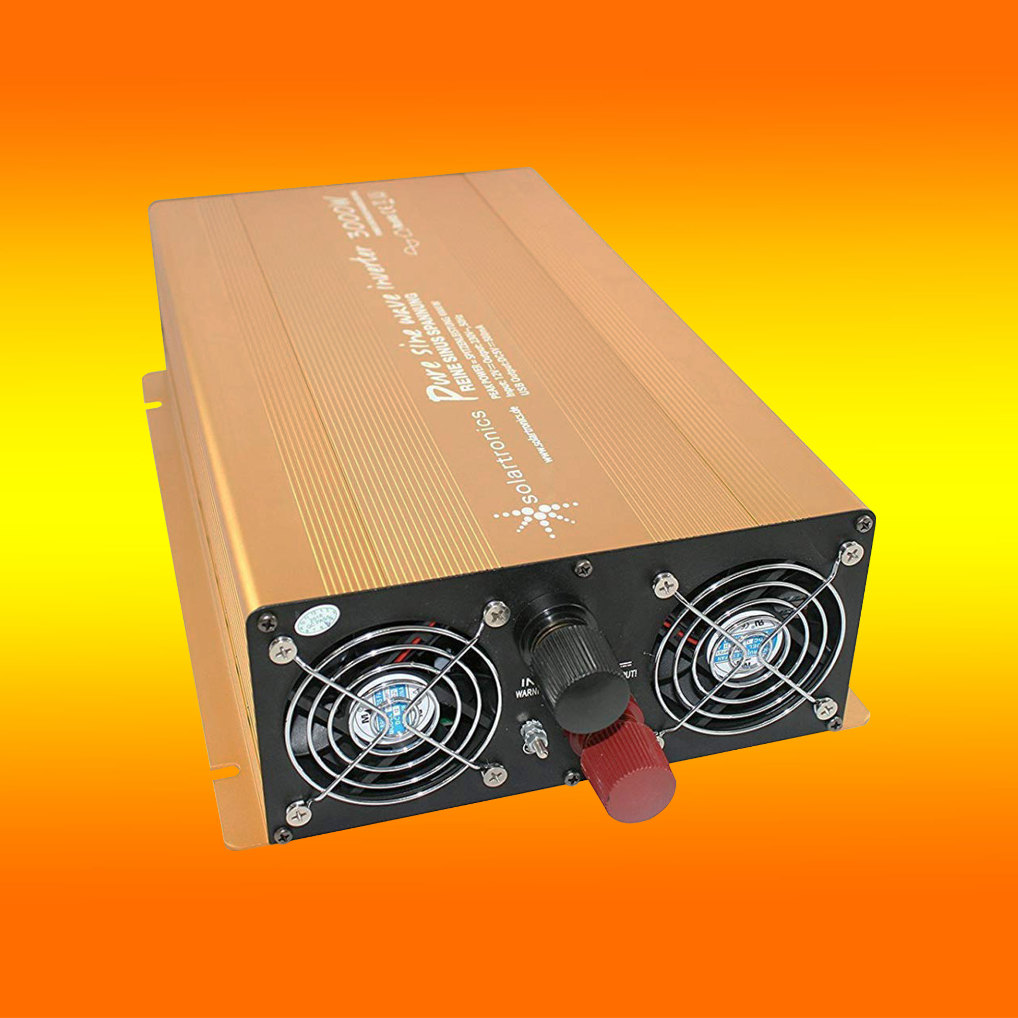 3000W Reiner Sinus-Wechselrichter für Autos, 12 V auf 220 V  Spannungswandler, mit 1 AC-Steckdose, 2 USB-Anschlüssen und LED-Anzeige,  Autoladegerät, Solar-Wechselrichter, DC-AC-Wandler: : Elektronik &  Foto