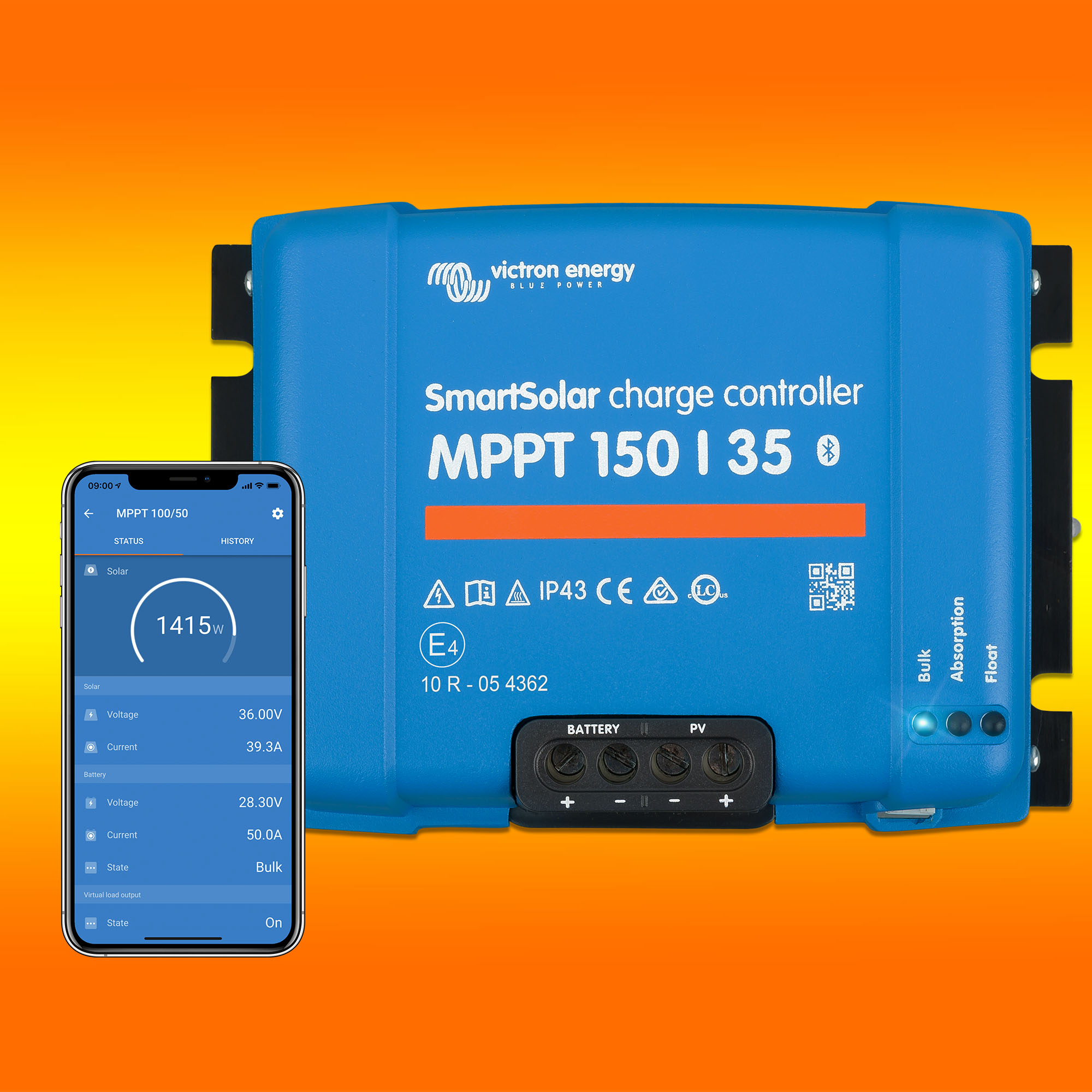 Victron 150/35 MPPT Laderegler SmartSolar mit Bluetooth