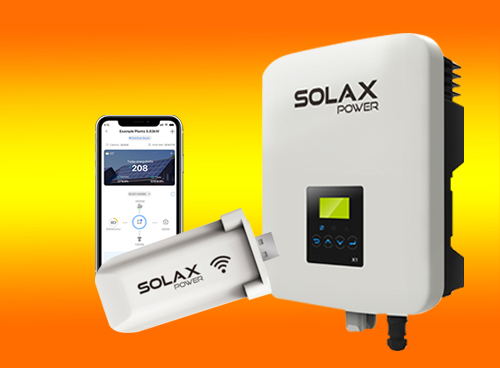 Solax Netz-Wechselrichter 3000Watt bis 5000Watt 1.Phasig für 2 Dachausrichtungen