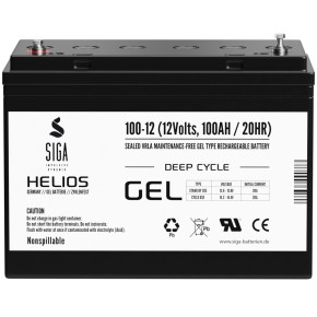 100Ah GEL Batterie 12V SIGA Helios