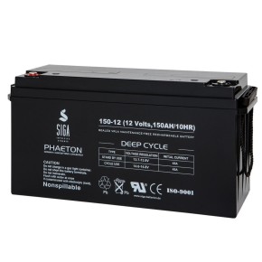 150Ah 12V Phaeton AGM GEL -Deep Cycle- Akku Batterie für Solar Wohnmobil Boot