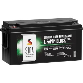 200Ah Lithium Batterie 12V SIGA LiFePO4 BMS (0% MwSt.*)