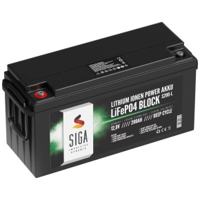 200Ah Lithium Batterie 12V SIGA LiFePO4 BMS (0% MwSt.*)