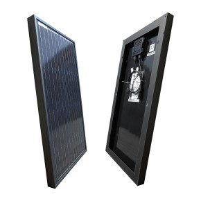 50 Stück Solarmodule 30Watt 12V Monokristallin Solarpanel in Schwarz