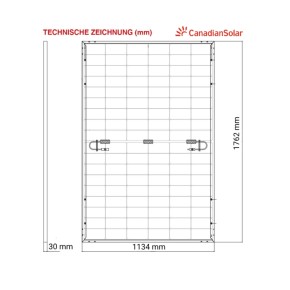 450Wp Solarmodul Glas/Glas Canadian Solar Monokristallin Black (0% MwSt.*)