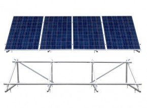 PV Solar Unterkonstruktion Aufständerung für 4 Module 19% MWST.