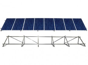 PV Solar Unterkonstruktion Aufständerung für 8 Module