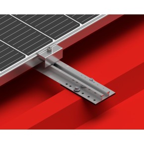 C-Schiene Trapezblech Montageschiene mit Lochbild und EPDM