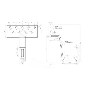 Dachhaken Edelstahl Photovoltaik Solarmontage Dachziegel Dachsteine (0% MwSt.*)