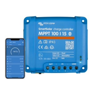 Victron SmartSolar MPPT 100/15 Laderegler 12V 24V inkl. Bluetooth (0% MwSt.*)