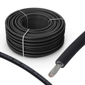 30m Solarkabel schwarz 10mm² Meterware (0% MwSt.*)