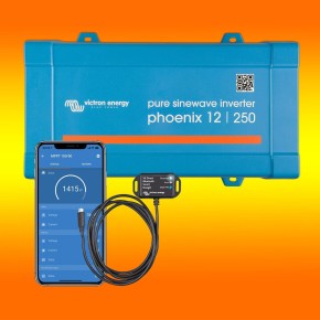 Victron Inverter 12V/250 Phoenix Spannungswandler mit Bluetooth Adapter (0% MwSt.*)